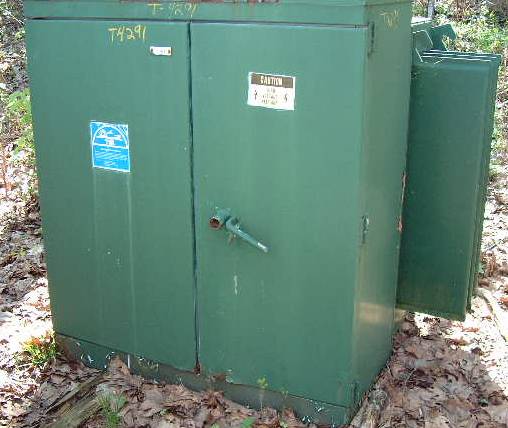 [009026] 150 KVA, Pri. 2400 V, D, Sec. 208 V, Y, OA, WESTINGHOUSE, PADMOUNT, OIL;-1
